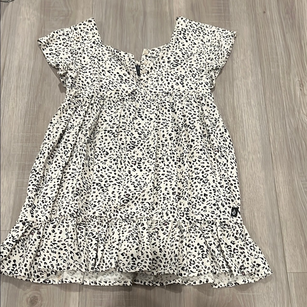 Volcom Leopard Print Kids Dress